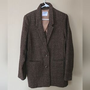 Old Navy Brown Tweed Tall Blazer